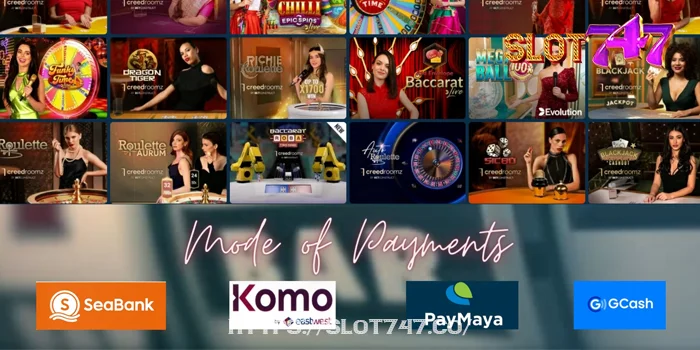Other 747 LIVE Deposit Options for Philippine Users