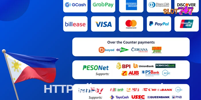 Local Payment Methods Available on 747 LIVE